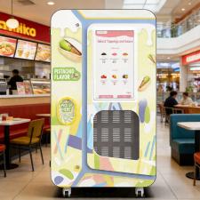 Máquina expendedora de helados compacta para espacios pequeños: alta eficiencia, diseño totalmente automatizado y fácil de usar
